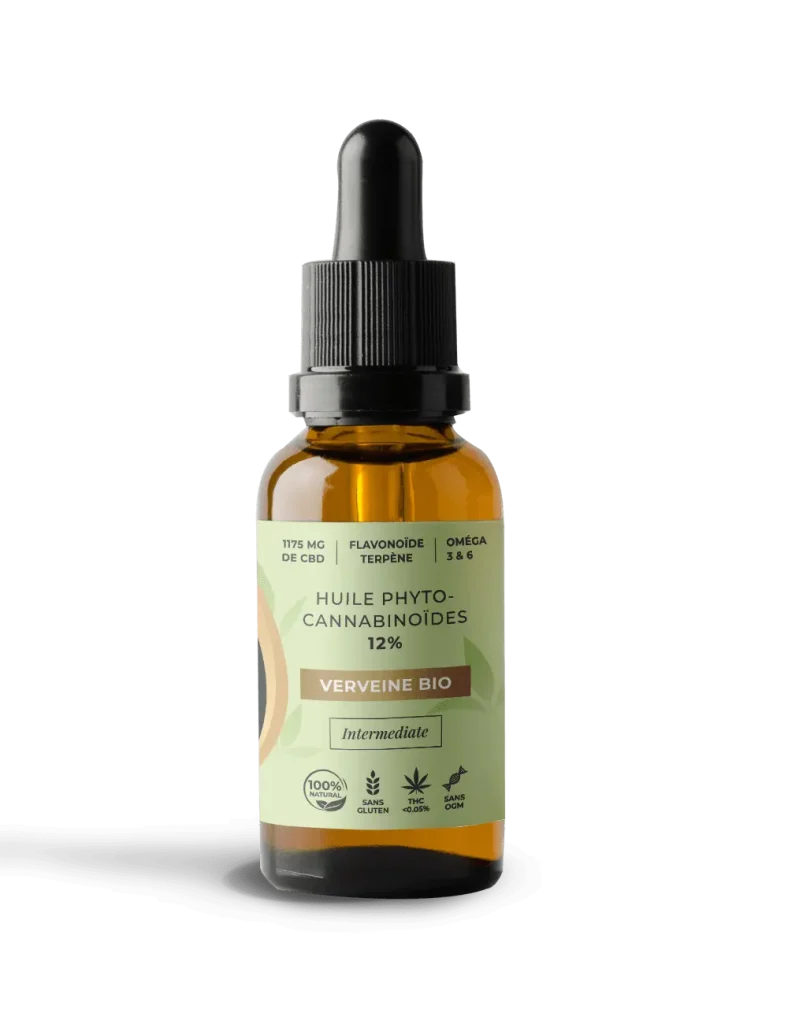 huile cbd 12% bio verveine
