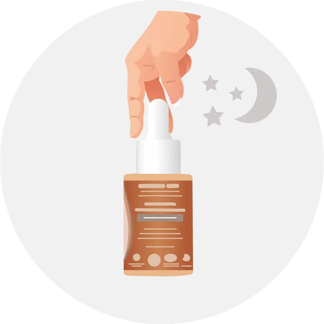 usage nocturne sérum anti age